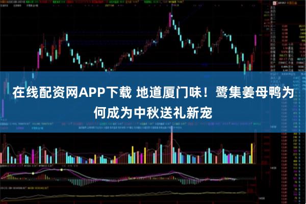 在线配资网APP下载 地道厦门味！鹭集姜母鸭为何成为中秋送礼新宠